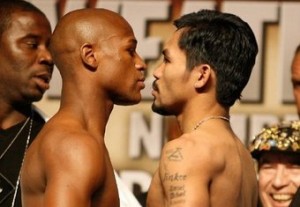 Pacman - Mayweather - Fantasy Weigh-in