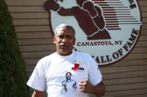 Hilario Zapata at Boxing Hall of Fame